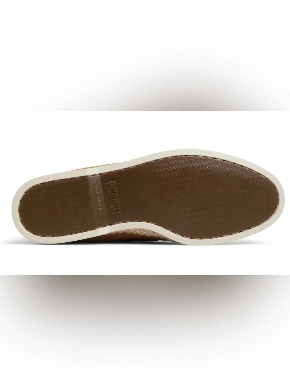 Sperry Men's Suede Boat Shoe in Tan Size 12